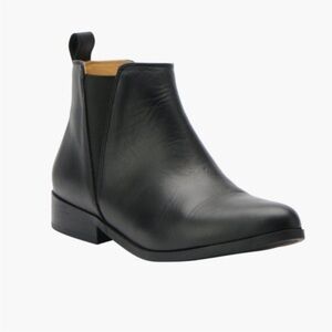 Nisolo Eva Chelsea Black Ankle Booties NWOB